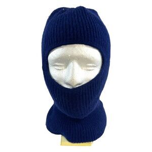 Vintage Blue  FACE Mask THICK SKI MASK SOFT ACRYLIC Knit Headwear Winter Warm